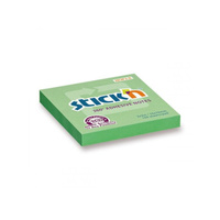 Karteczki samoprzylepne Stick`n 76x76mm 360 stopni zielony